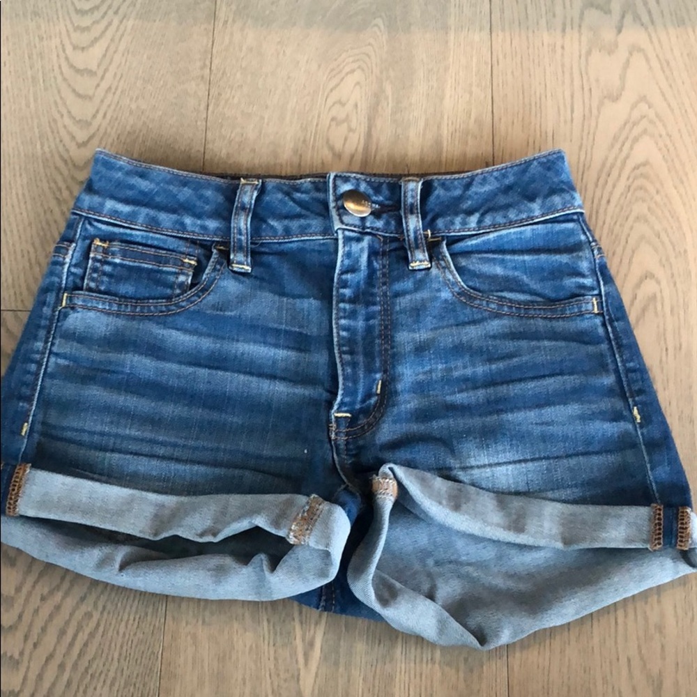 Hi-Rise American Eagle Jean Shorts